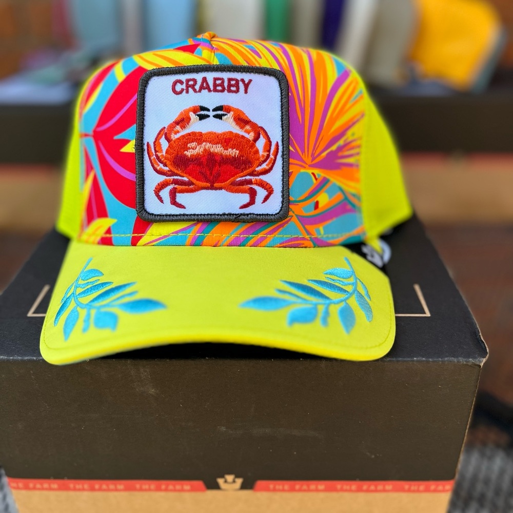 Goorin Bros Trucker hat Crabby Crab Get Wet Capsule.